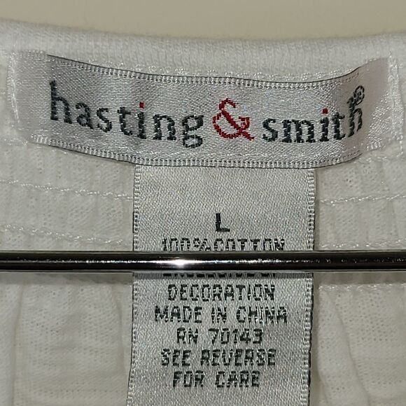 Hasting & Smith Embroidered Boho Elasticized Neck blouse - Picture 3 of 10